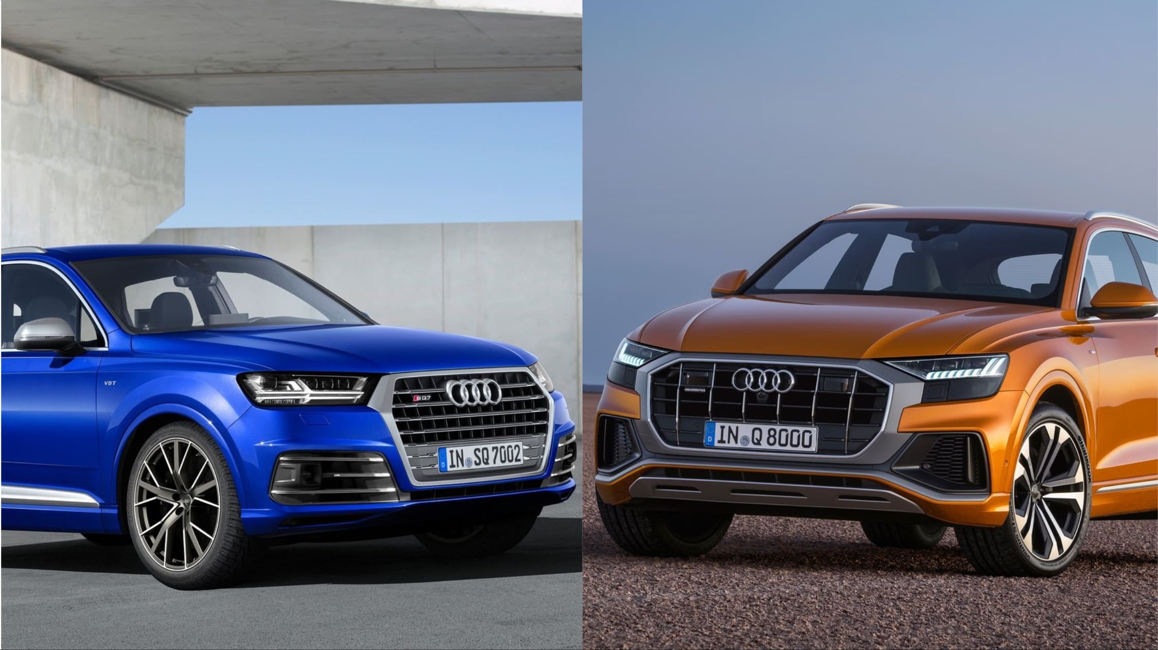 Audi Q7 VS Audi Q8: Las 3 diferencias clave